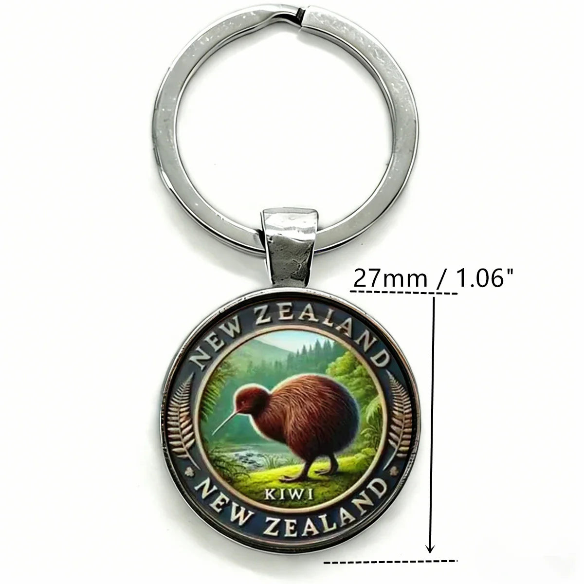 Charming Kiwi Penguin Keychain
