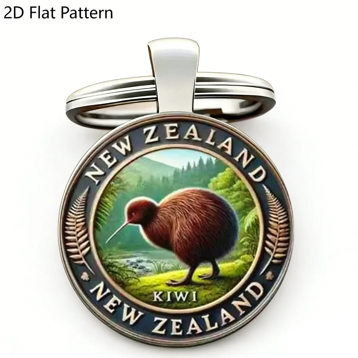 Charming Kiwi Penguin Keychain