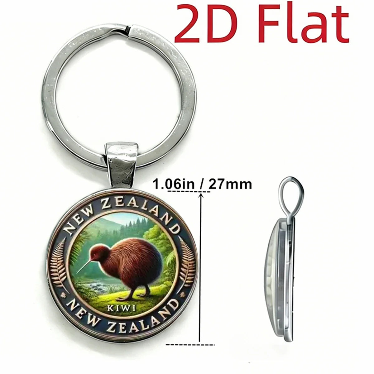 Charming Kiwi Penguin Keychain
