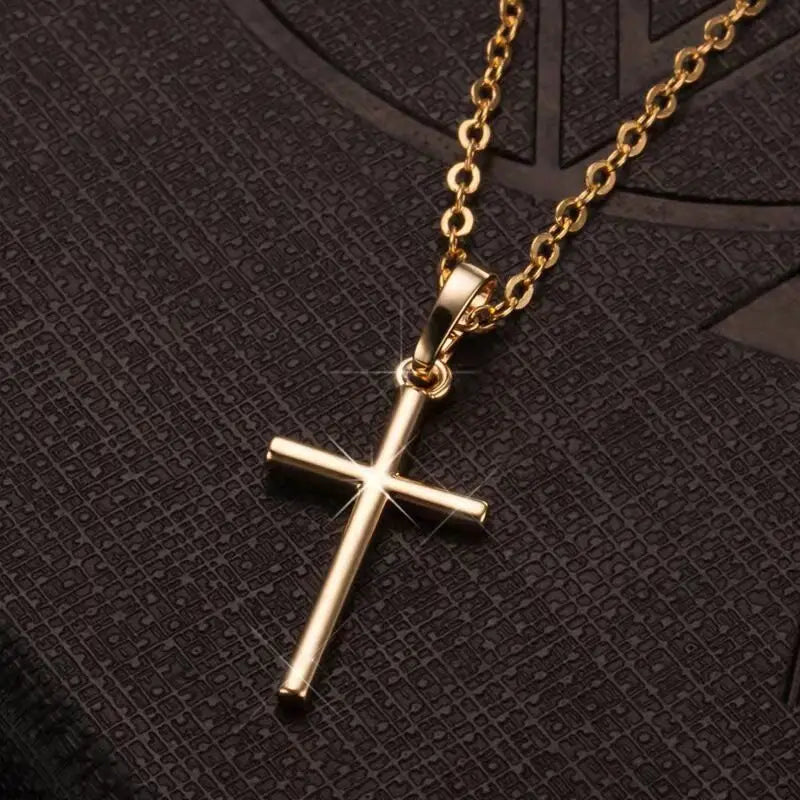 Elegant Silver Cross Necklace