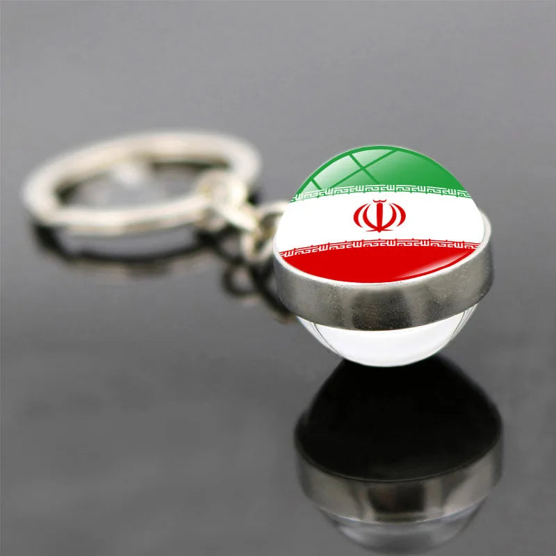 World Flag Keychain Collection