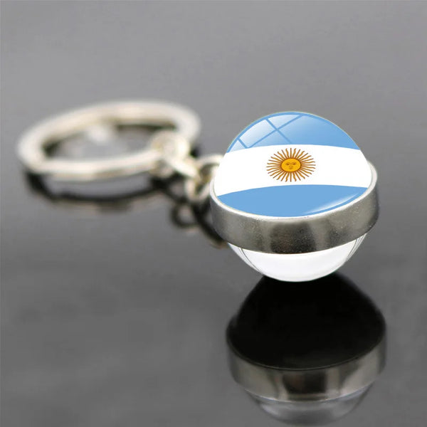World Flag Keychain Collection