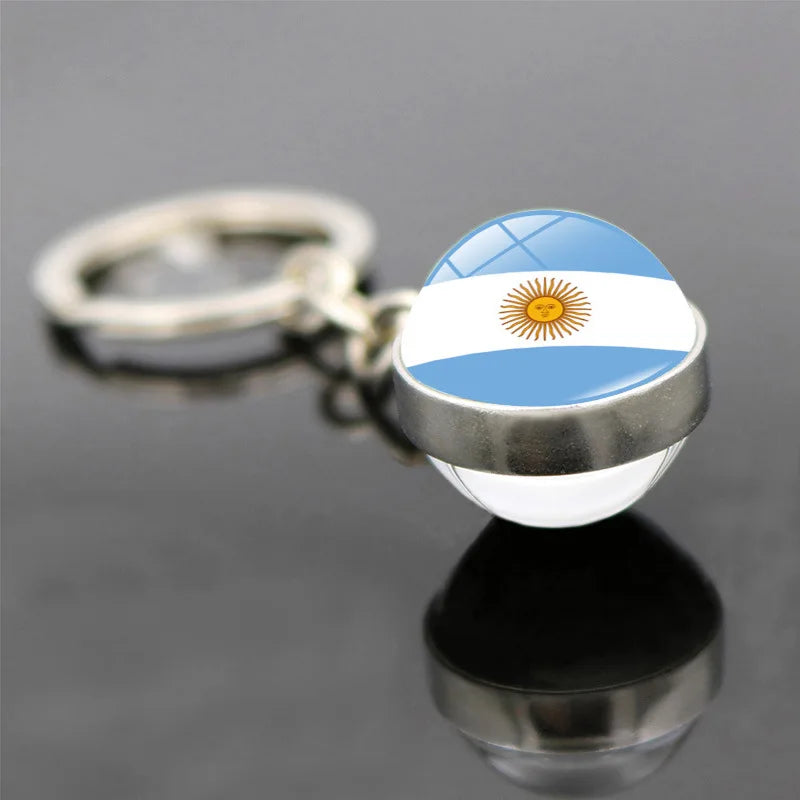 World Flag Keychain Collection