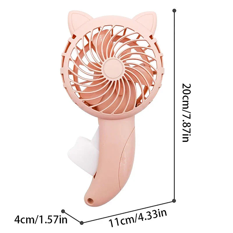 Cute Handheld Travel Fan