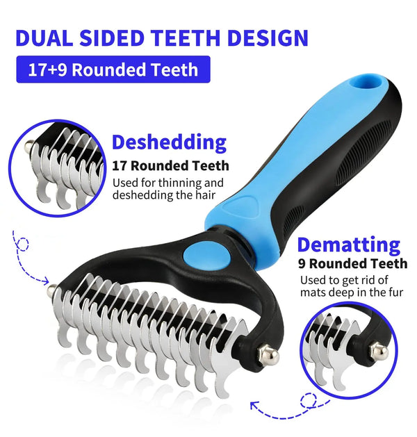 Fur-Free Pet Grooming Brush