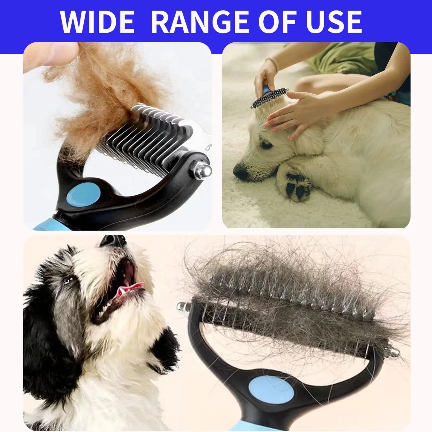 Fur-Free Pet Grooming Brush