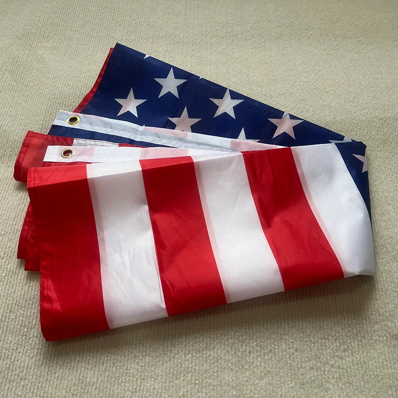 Proud American Flag Display