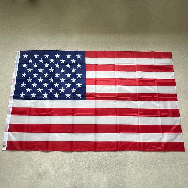 Proud American Flag Display